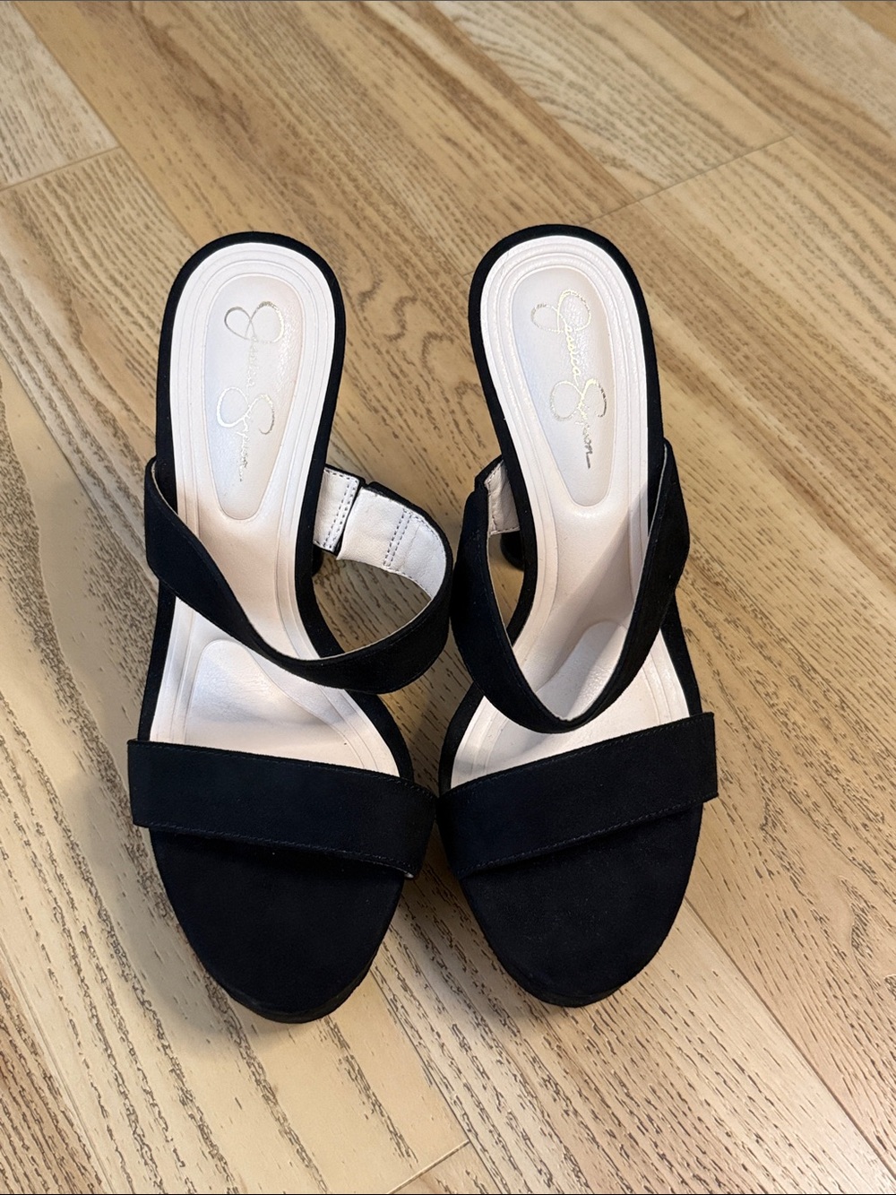 Jessica Simpson JS-SEMPIRA Black Platform Heels US 6.5M